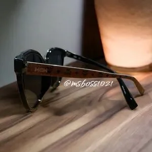 MCM | Accessories | Mcm Black Sunglasses Mcm Logoprint Case  display picture 1